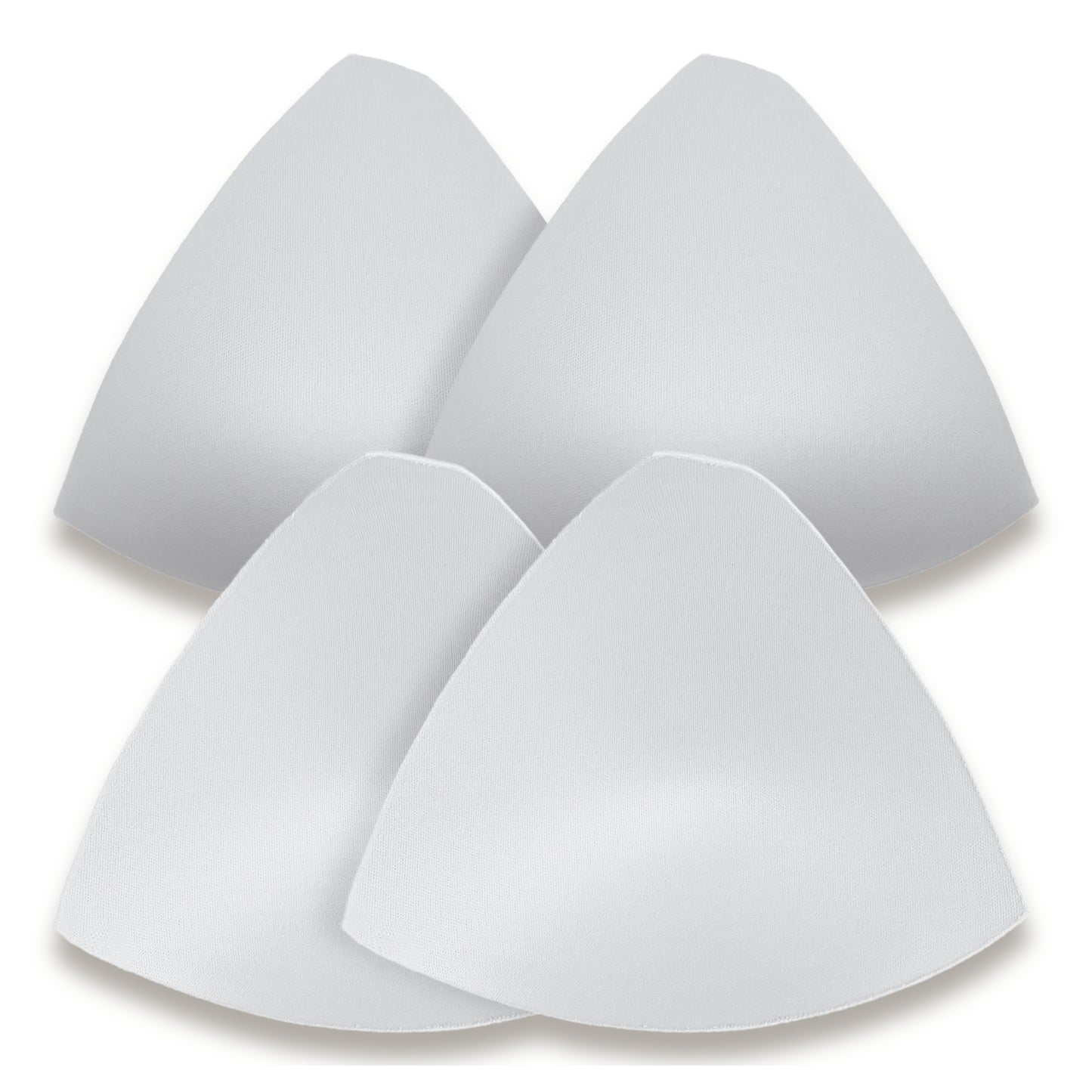 Triangle Bra Cup Insert Pads - White